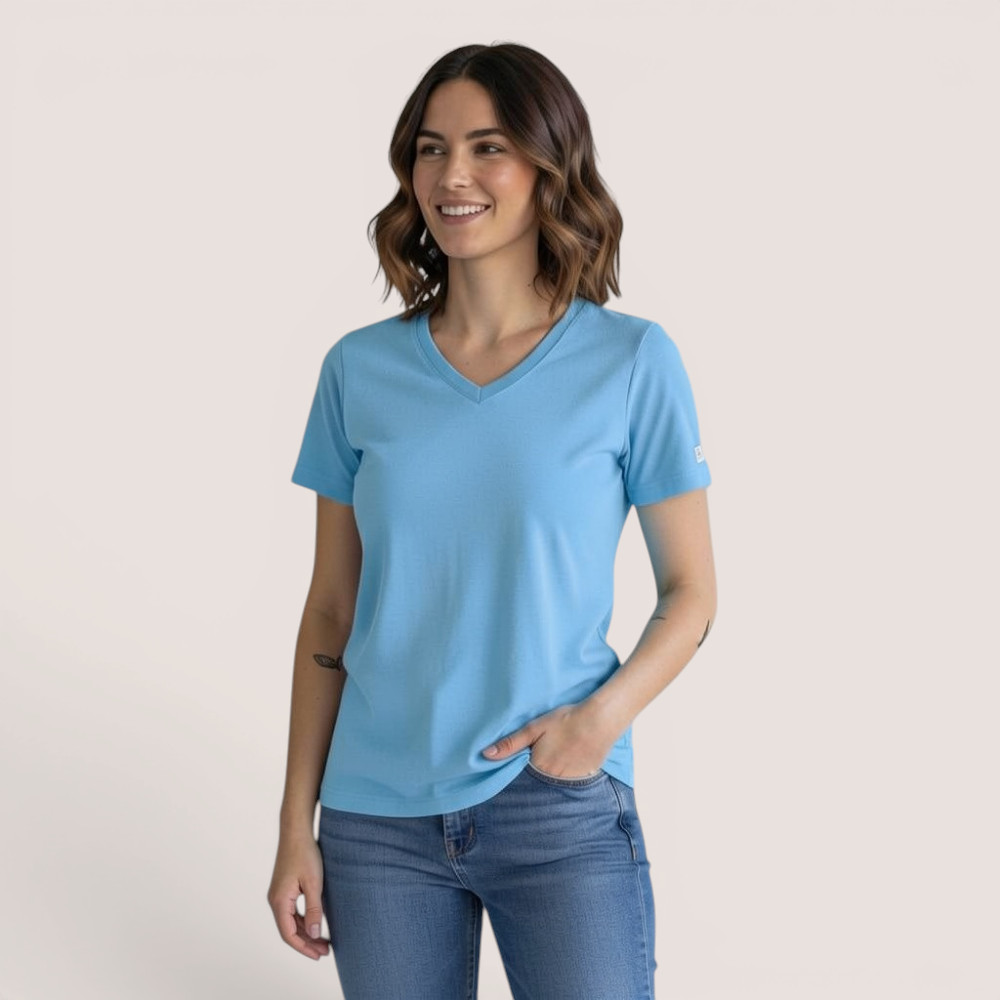 Klassisches Damenshirt – aus Modal Micro Holzfaserstoff – Bild 3