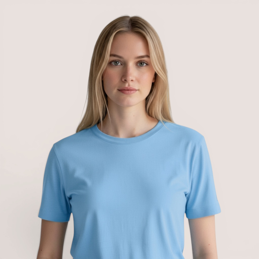 Klassisches Damenshirt – aus Modal Micro Holzfaserstoff – Bild 3