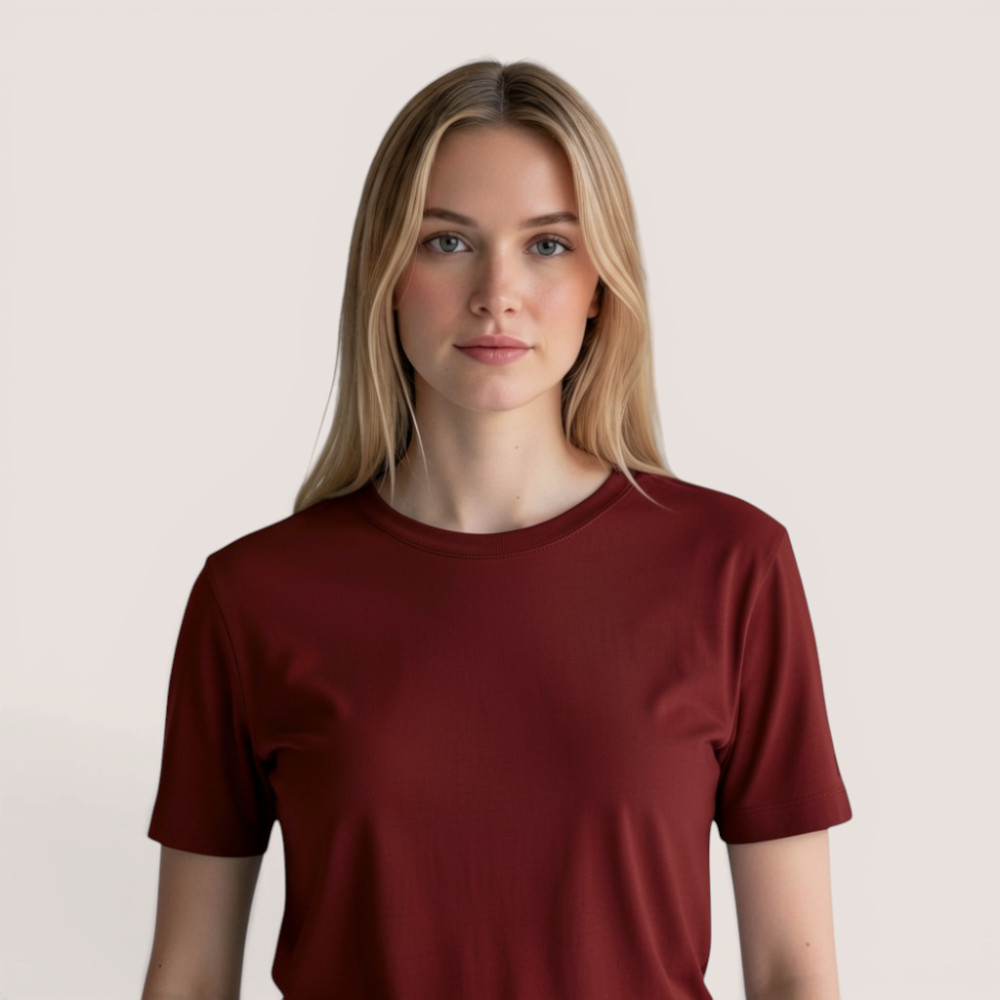 Klassisches Damenshirt – aus Modal Micro Holzfaserstoff – Bild 2
