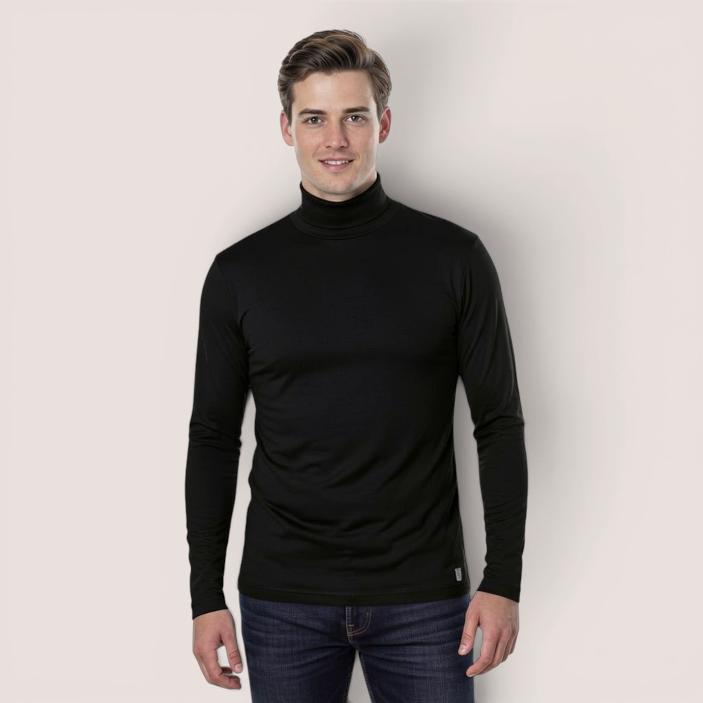 Herrenshirt Rollkragen – aus Modal Micro Holzfaserstoff – Bild 3