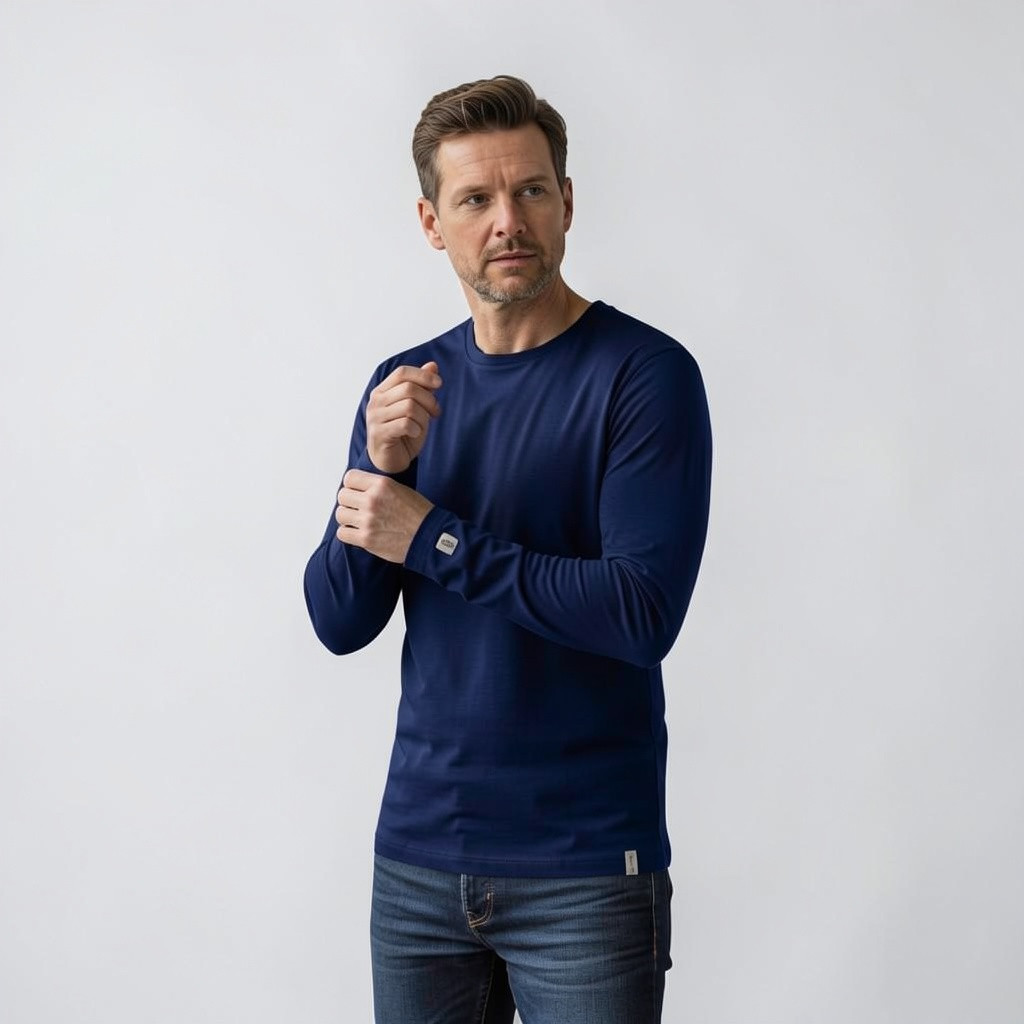 Herrenshirt classic – aus Modal Micro Holzfaserstoff – Bild 6