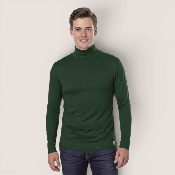 Herrenshirt Rollkragen – aus Modal Micro Holzfaserstoff