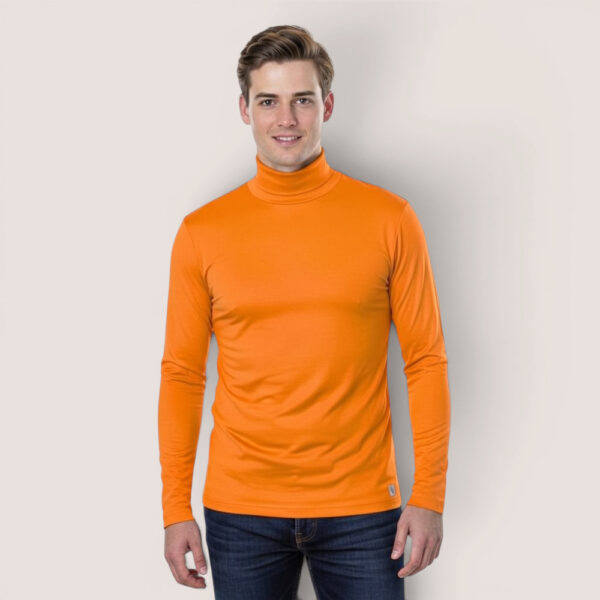 Herrenshirt Rollkragen – aus Modal Micro Holzfaserstoff