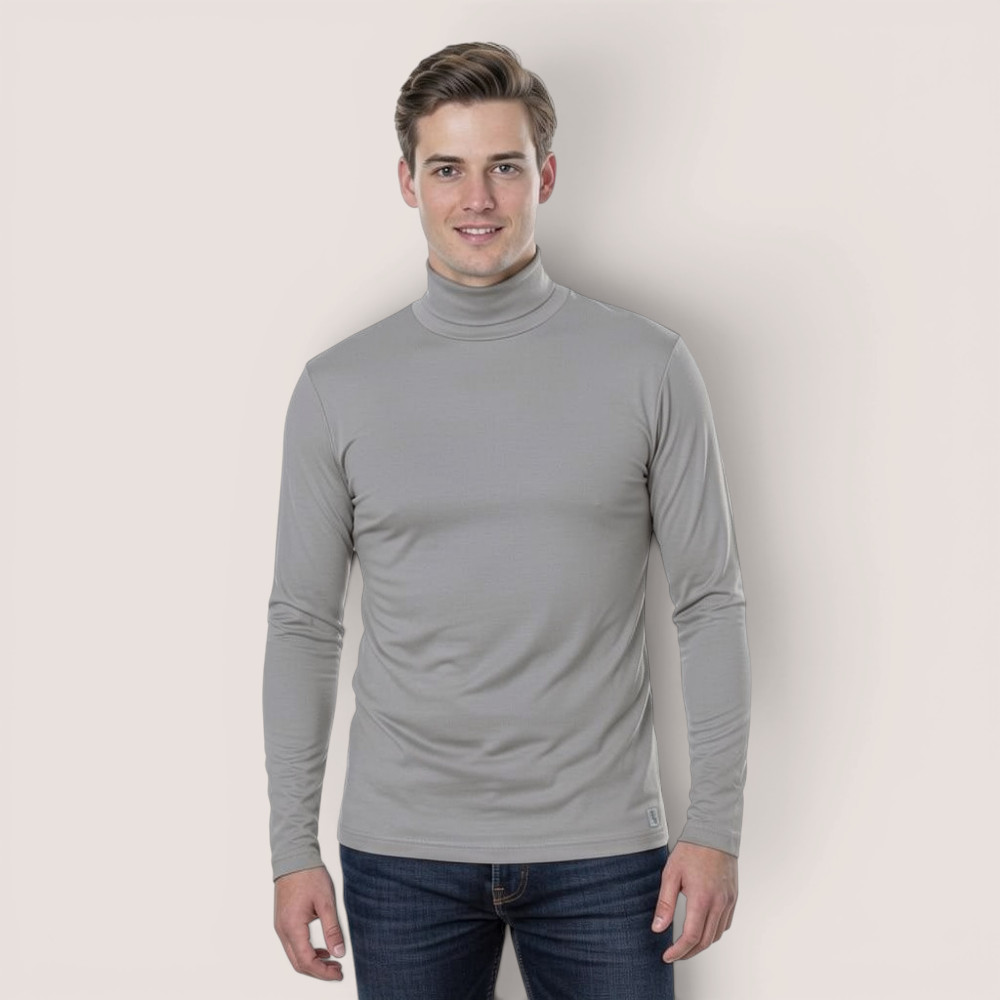 Herrenshirt Rollkragen – aus Modal Micro Holzfaserstoff – Bild 4