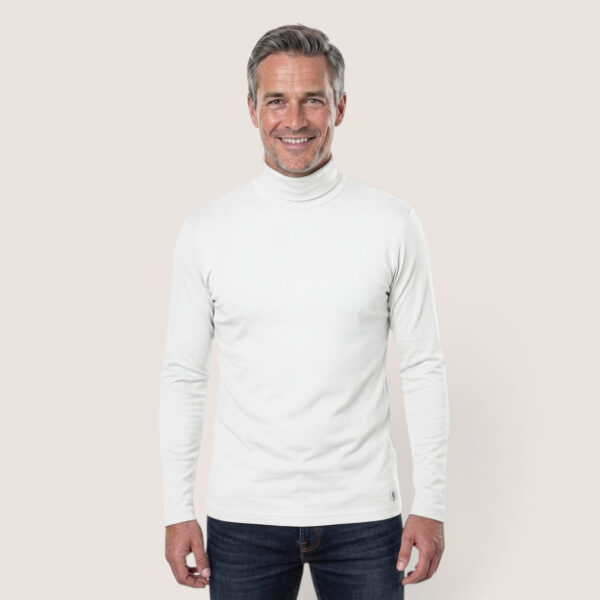 Herrenshirt Rollkragen – aus Modal Micro Holzfaserstoff
