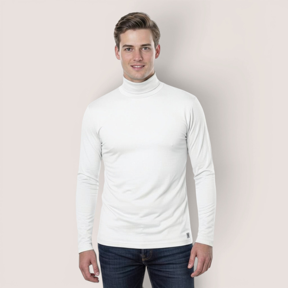 Herrenshirt Rollkragen – aus Modal Micro Holzfaserstoff – Bild 3