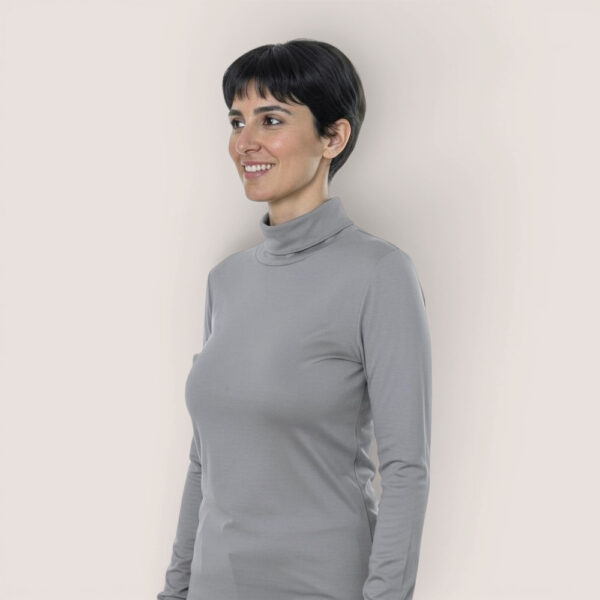 Klassisches Damenshirt Rollkragen – aus Modal Micro Holzfaserstoff