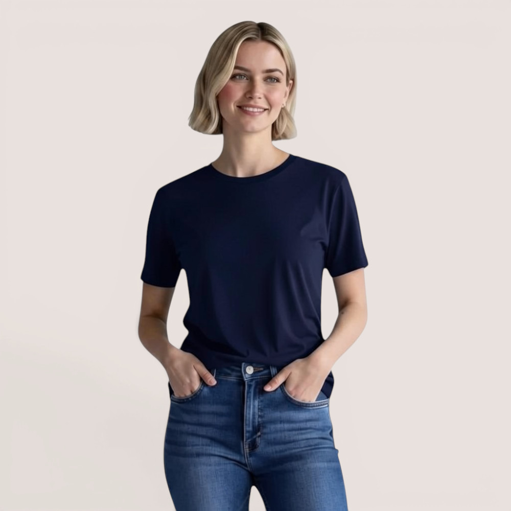 Slim Fit Damenshirt – aus Modal Micro Holzfaserstoff