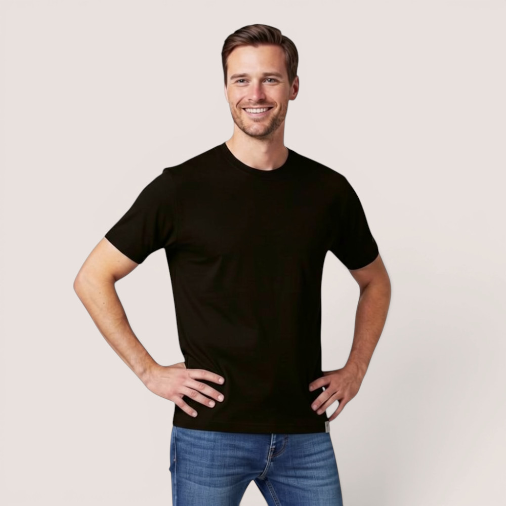 Klassisches Herrenshirt – aus Modal Micro Holzfaserstoff