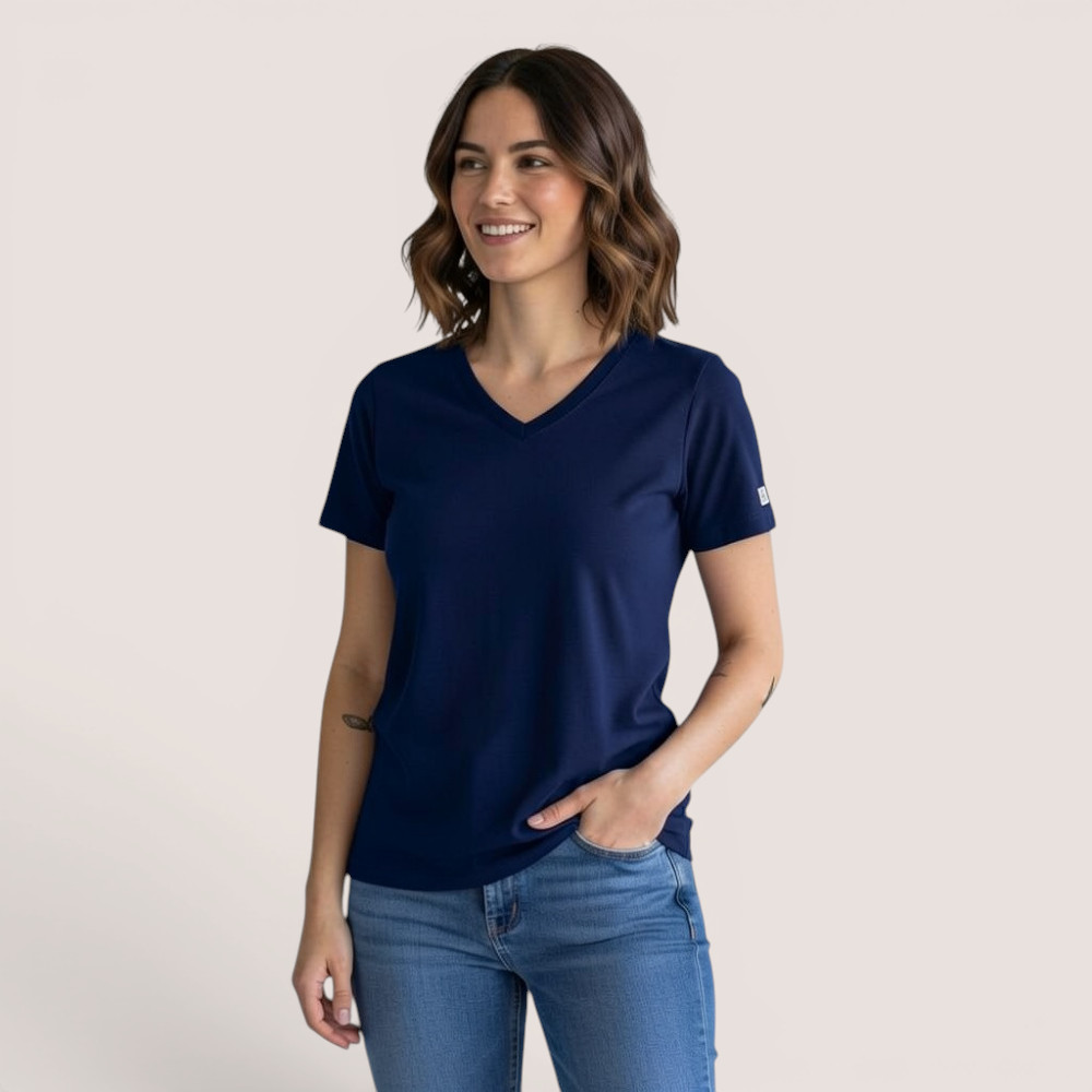 Slim Fit Damenshirt – aus Modal Micro Holzfaserstoff
