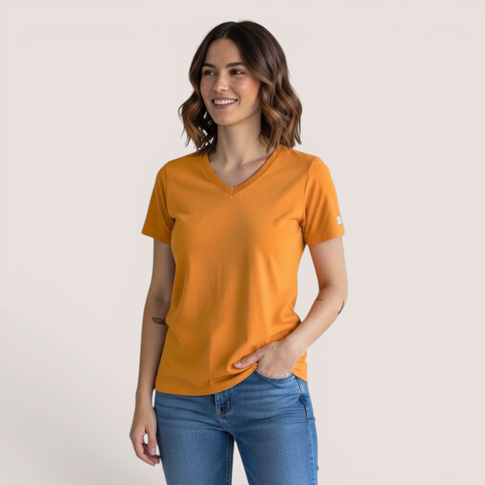 Klassisches Damenshirt – aus Modal Micro Holzfaserstoff