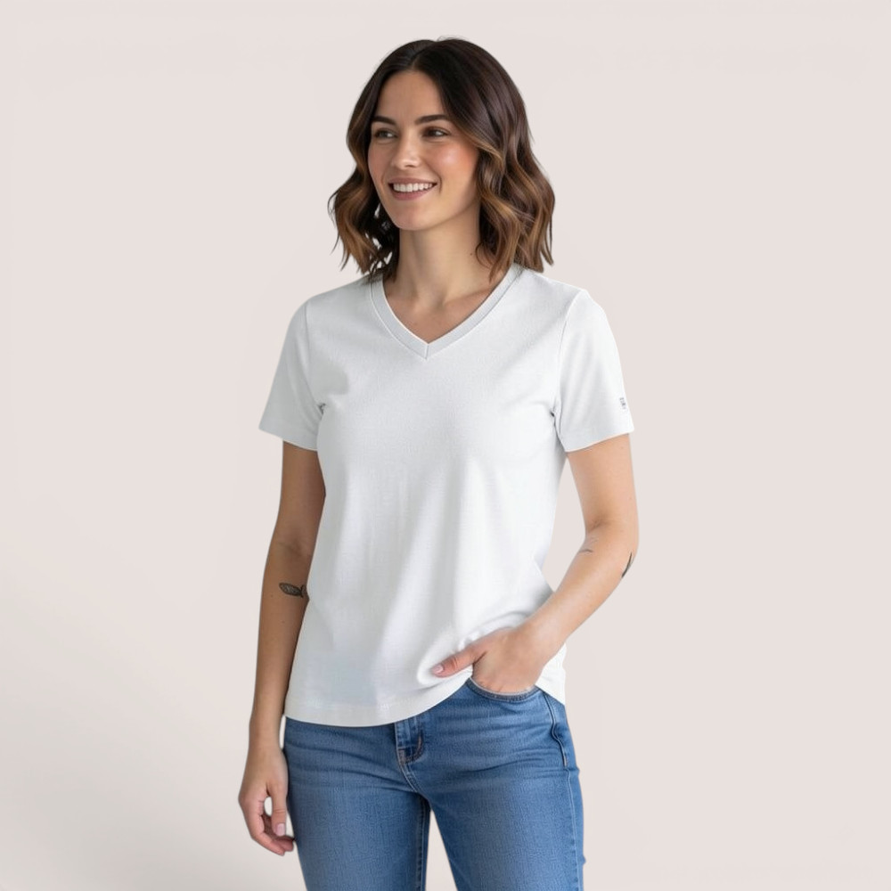 Klassisches Damenshirt – aus Modal Micro Holzfaserstoff